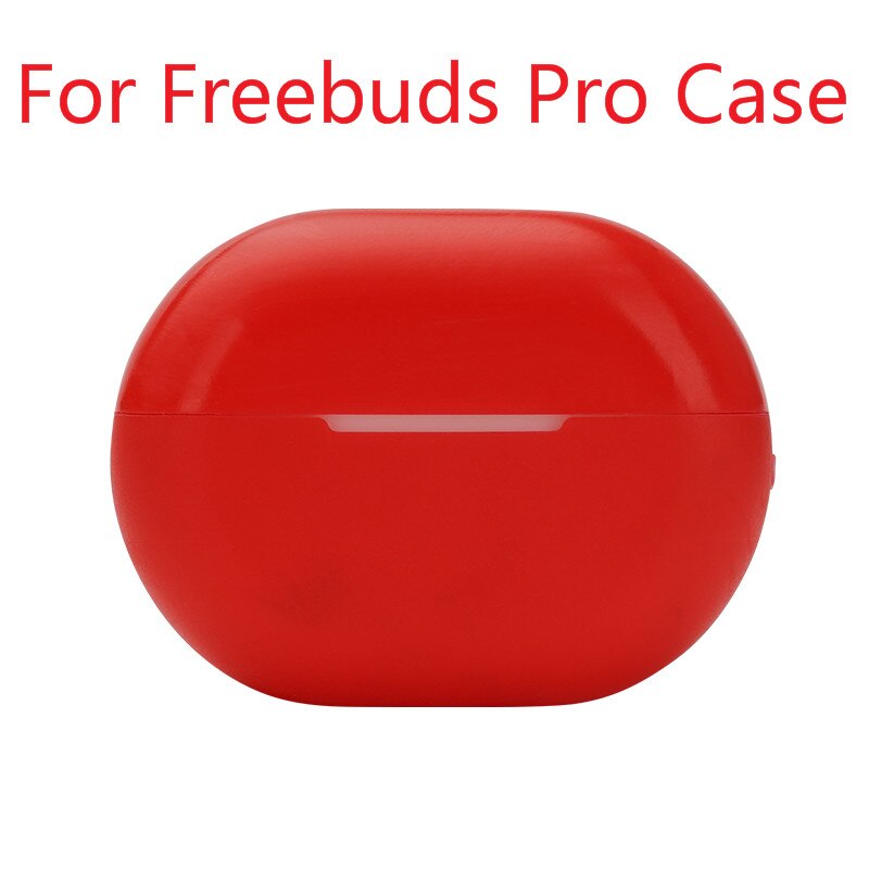 Cover for Huawei Freebuds Pro Case Soft Silicone Cute freebuds pro earphone Protector Accessories for Huawei freedubs pro Cases: Red