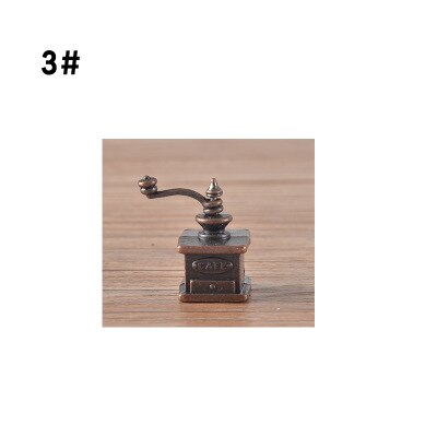 Espresso Accessories Coffee Decorate Mini Coffee Milk Cup Tamper Grinder Ornament Cafe Lovers Barista Model: 3