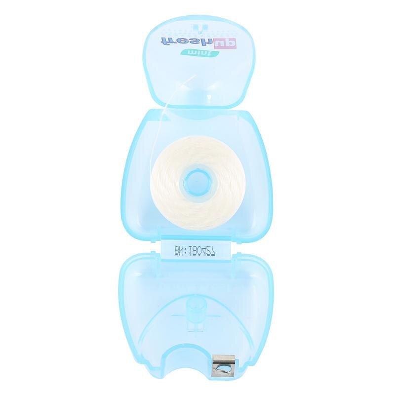 50M Plastic Dental Floss Stick Toothpick Floss Teeth Clean Teeth Flosser Interdental Brush With Case Tooth Cleaning Pick Tool: Default Title