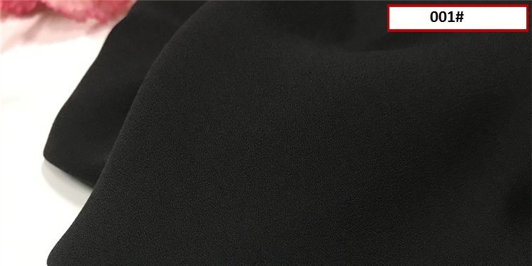 Mousseline de soie tissu Opaque doux tissu pour mousseline de soie robe blouse skite mariage décor bricolage blanc noir rose rouge jaune bleu 120d tissu: 1