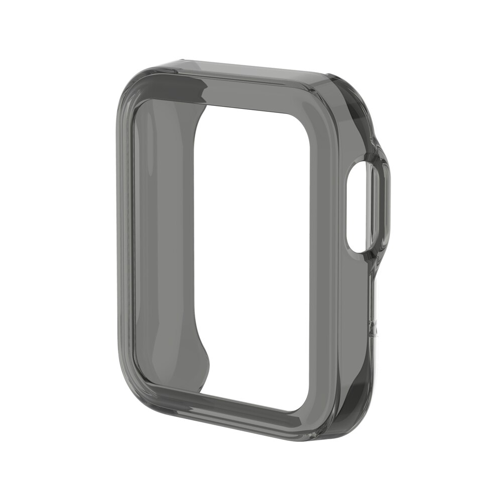 Nowy dla Xiaomi Mi zegarek Lite Redmi inteligentny zegarek TPU miękka pełna krawędź Protector Smartwatch Case Shell rama ochronna osłona zderzaka: TPU black