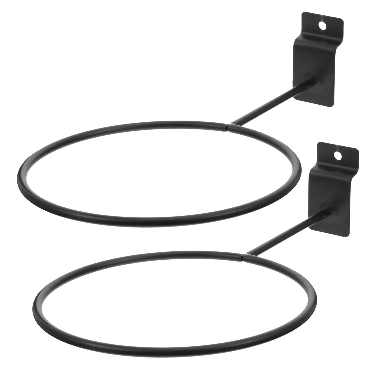 2 pcs basketball storage holder iron balls bracket hats display rack balls show rack for balls shop