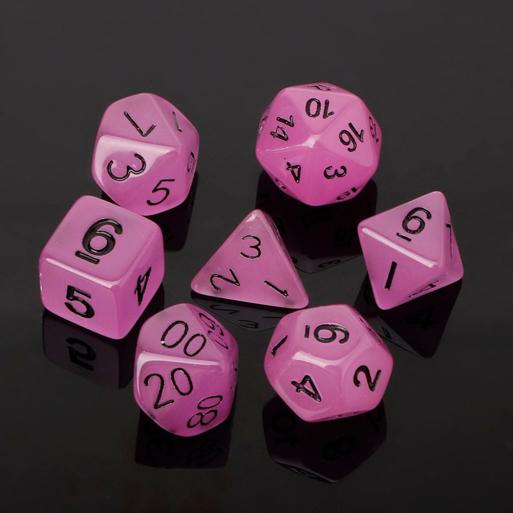 10 stücke Sechs Seitige 15mm Transparent Cube Runde Ecke Tragbare Tisch Spielen Spiele