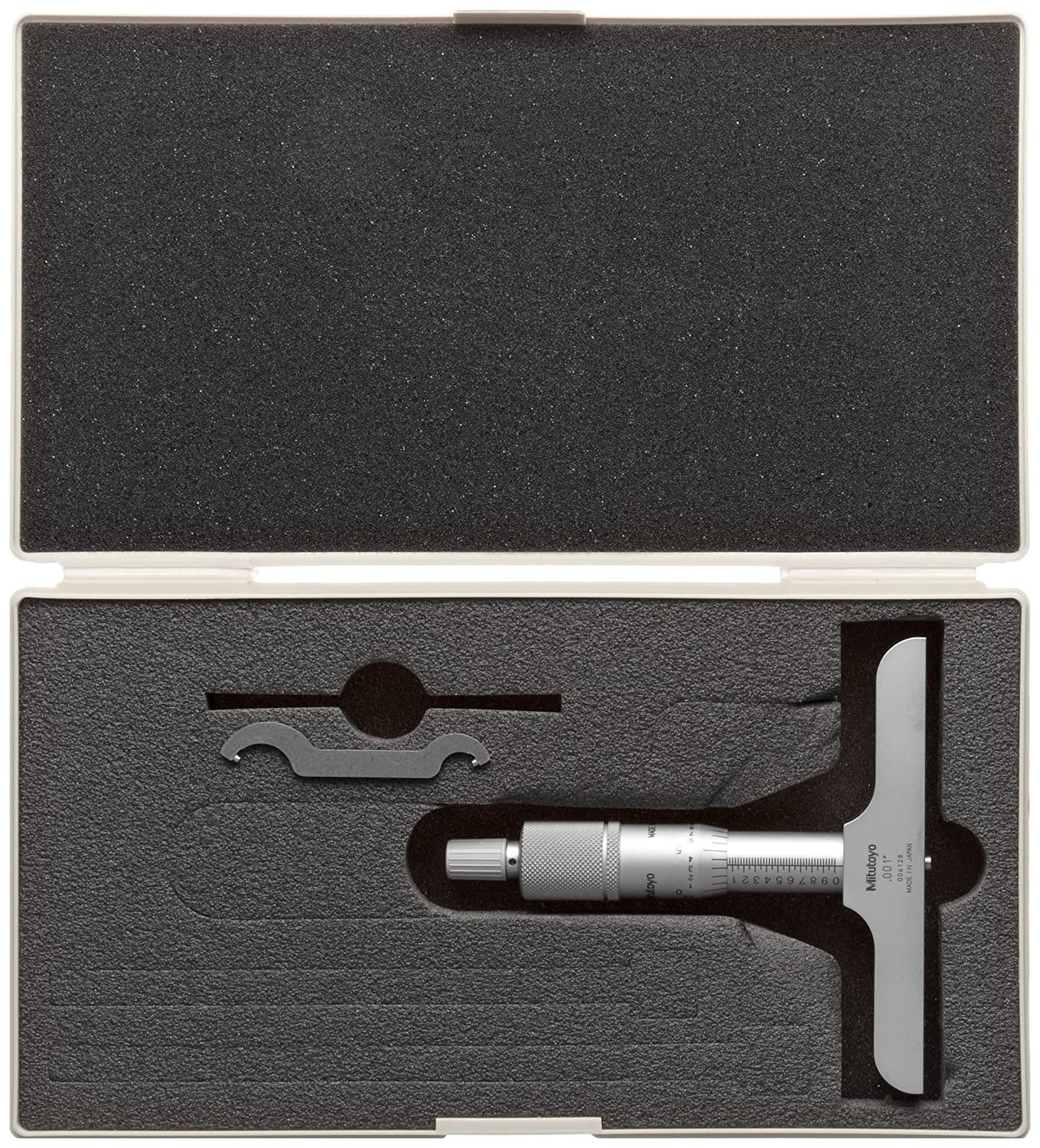 0-6inch Depth Micrometer Precision 0.01mm Depth Micrometer Measuring Instruments Caliper Tool Car Paint Thickness Gauge Tester