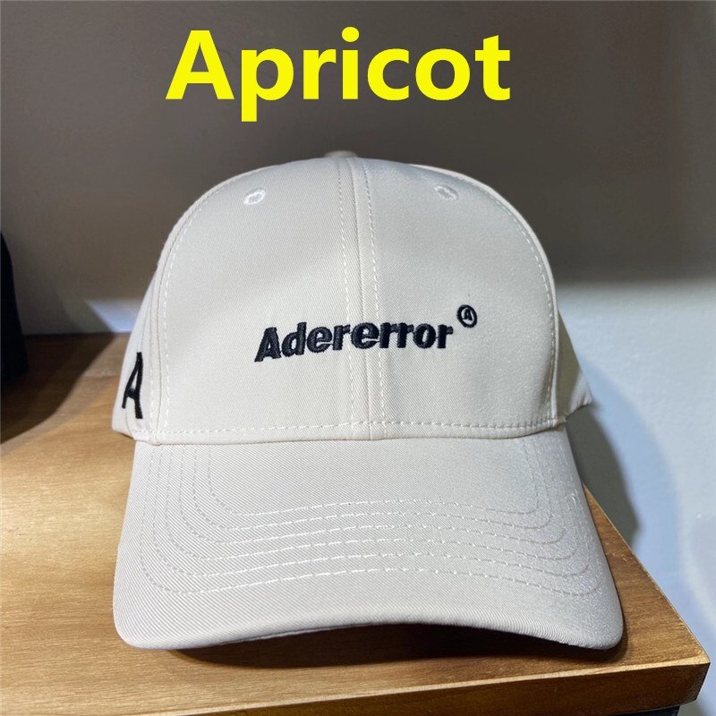 2021SS ADER ERROR Layered Label Hats Summer Men Women 1:1 Adererror Baseball Caps 4 Colors Adjustable ADER Hat: 4