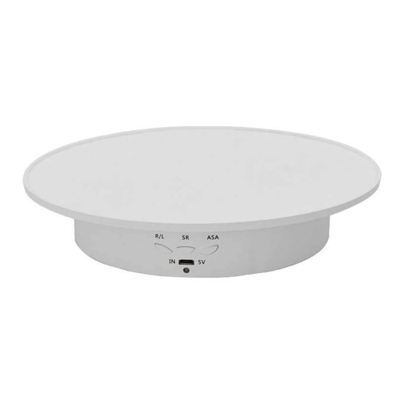 3 Snelheden Elektrische Roterende Display Stand Spiegel Draaitafel Sieraden Houder Batterij U7EA: 1
