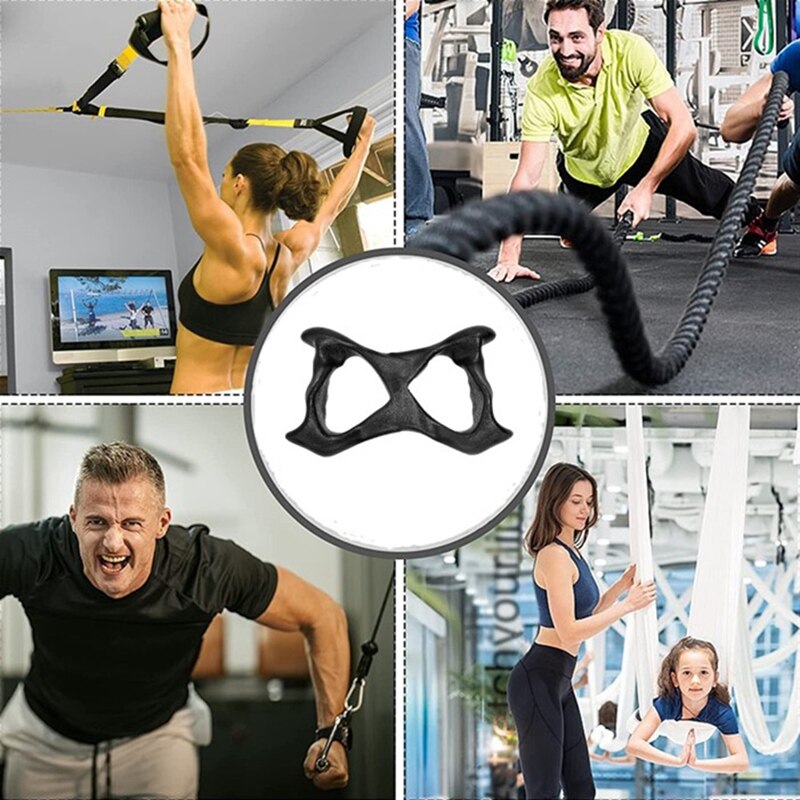 Fitness Rowing Handle Pulley Cable Machine Attachments Bicep Tricep Back Strength Training Ergonomics Grips T-Bar