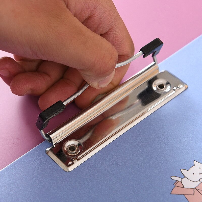 Cartoon Writing Pad Clip Board Clipboard A4 Paper Folder Filing Products Fresh Office Stationery Writing Office School Supplies