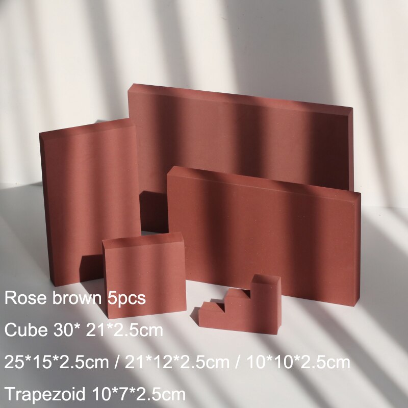 Geometry Cube Photo Props Ins Style Beauty Shooting Posing Props Decorative Ornaments Photography: Blue