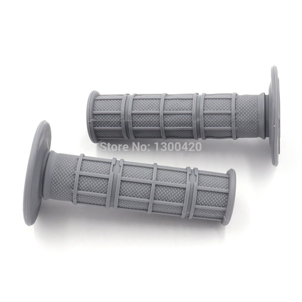 1 Pair Universal Soft Rubber 7/8" Throttle Handle Hand Grips for MX Pit Bike