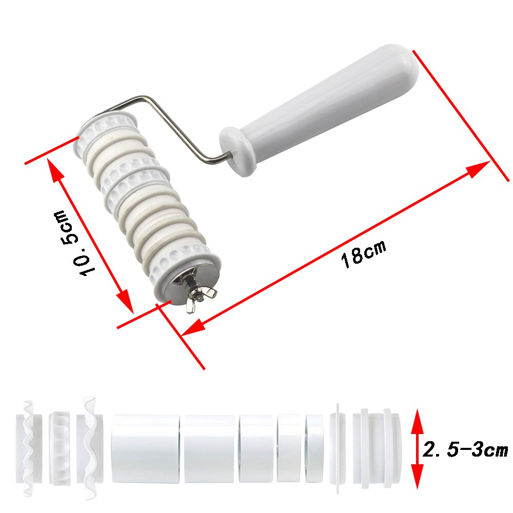 Taart Decoratie Gereedschap multifunctionele Verstelbare Fondant Ribbon Cutter Embosser Set Bakken pastry extra fondant cutter