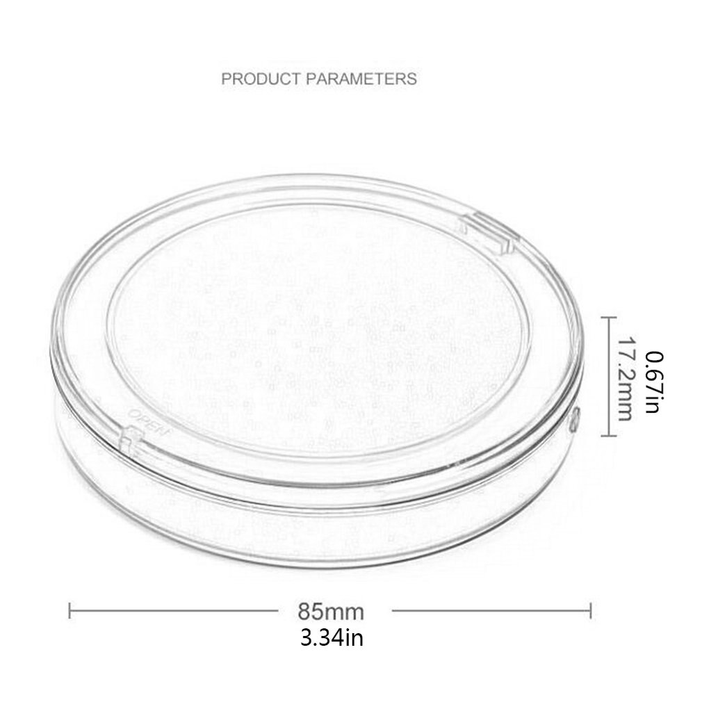 Spiegel Maken Licht Vanity Vergrootglas Pocket Compacte Spiegel Portable Spiegel Met Led Light Usb Charger Cosmetische Tool