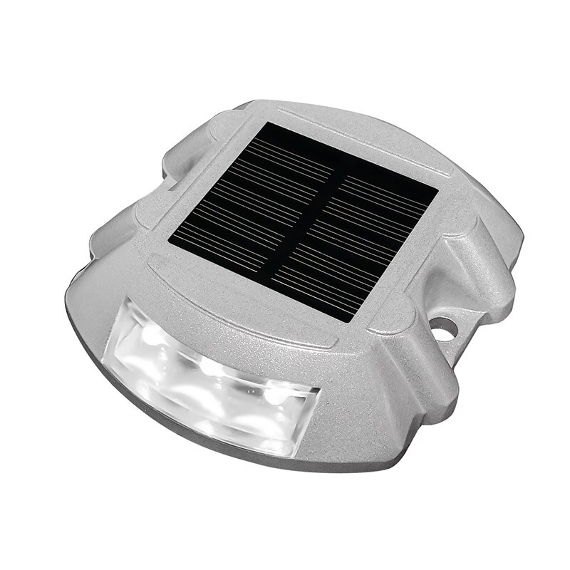 Solar Deck Lights Driveway Dock Lights IP67 Waterproof Outdoor Warning Step Lights for Driveway Sidewalk Garden Pathway Yard: Flashing White