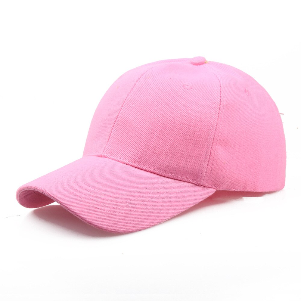 Black Cap Solid Color Baseball Cap Snapback Caps Casquette Hats Fitted Casual Gorras Hip Hop Dad Hats For Men Women Unisex: Pink