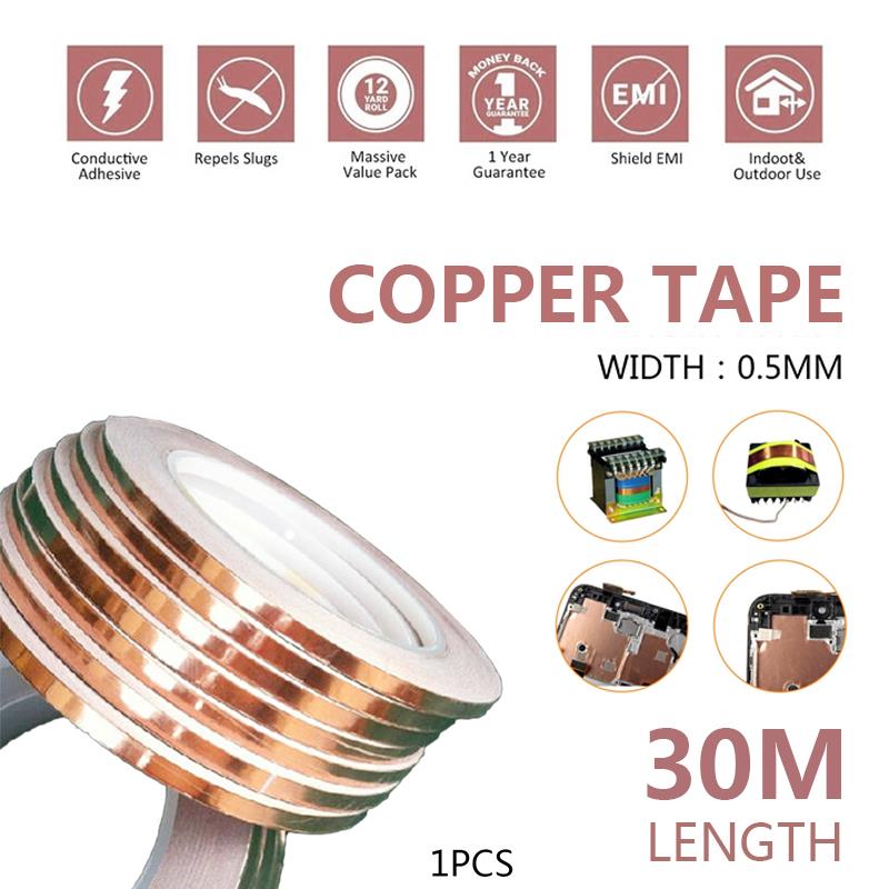 Złota taśma przewodząca taśma z folii miedzianej przewodząca taśma miedziana taśma z folii miedzianej wyświetlacz EMI ekranowanie elektryczne wielokrotnego użytku