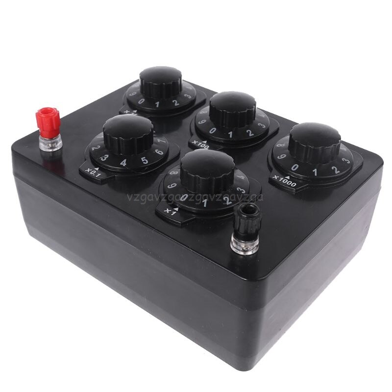 0-9999.9 om rezystor zmiennoprądowy rezystor dekadowy sprzęt eksperymentalny robić pola oporu fizycznego S05 19 Dropship