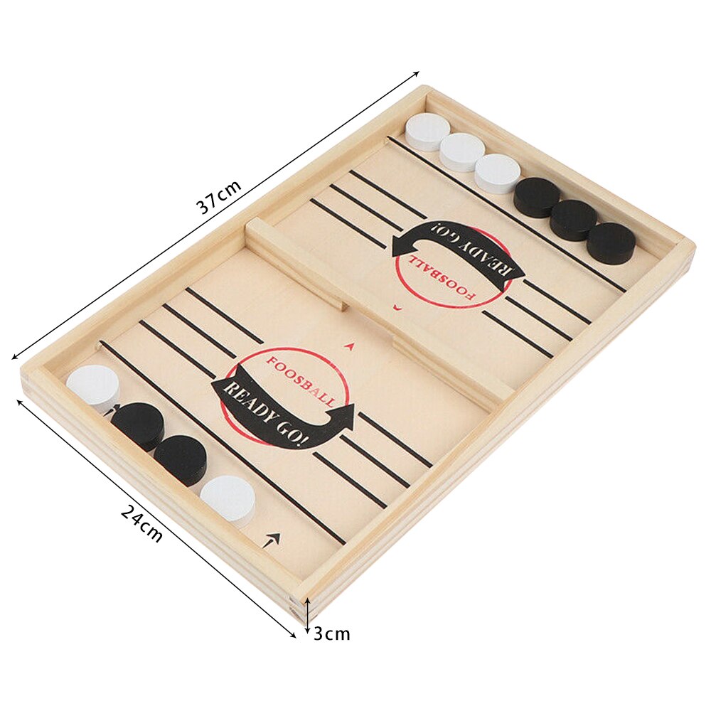 Table Fast Hockey Sling Puck Game Paced Sling Puck Winner Fun Toys Party Game Toys For Adult Child Family Home Board Game: Big size 56 X29.5 CM