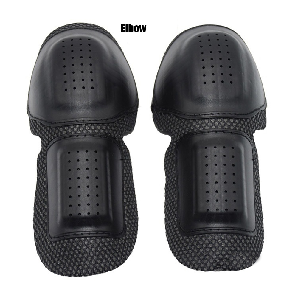 Motorcycle Knee Elbow Insert Protector Pads Crash Proof Sport Safety Protective Gear Hard Plastic With Sponge