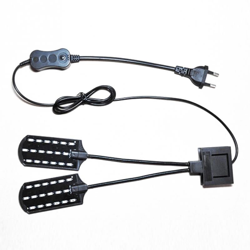 Finether-luz de acuario LED, iluminación para plantas, superfino, 24 peceras brillantes, acuario, agua interior, jardín, plantas domésticas