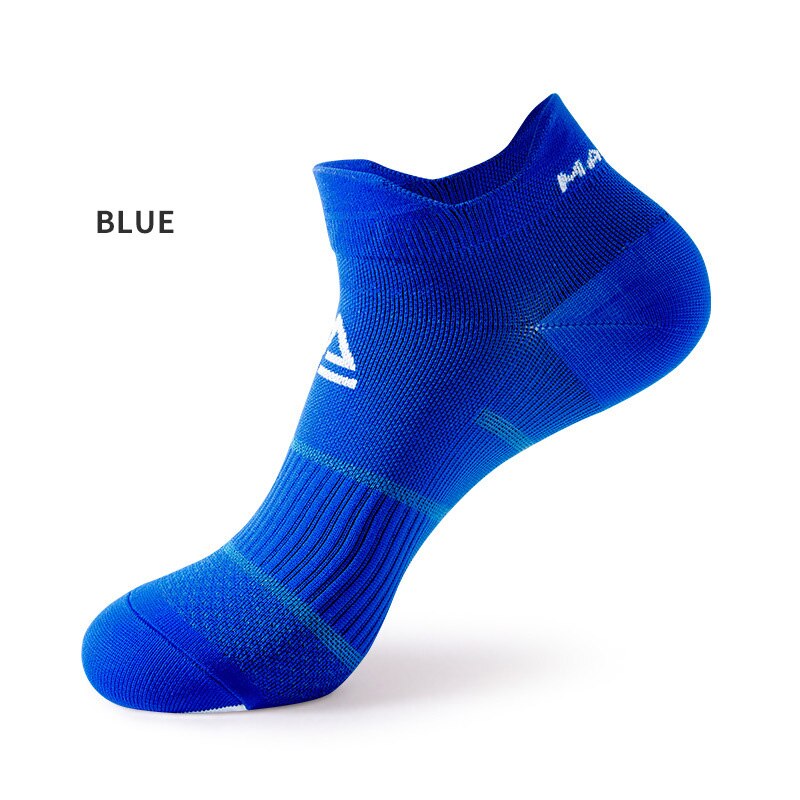 Sondr damen herren Sport-knöchelsocken, weich, für draussen-aktivitäzehn wie Basketball, radfahren, laufen, fußBall, atmungsaktiv, leuchtende farben, unsichtbar, reisesocken: Blau / Frauen  eu 34-39
