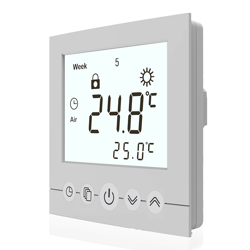 LCD Digital Thermostat Room Temperature Controller Energy Saving Underfloor Heating Control System Temp Measuring Sensor: Without Wifi