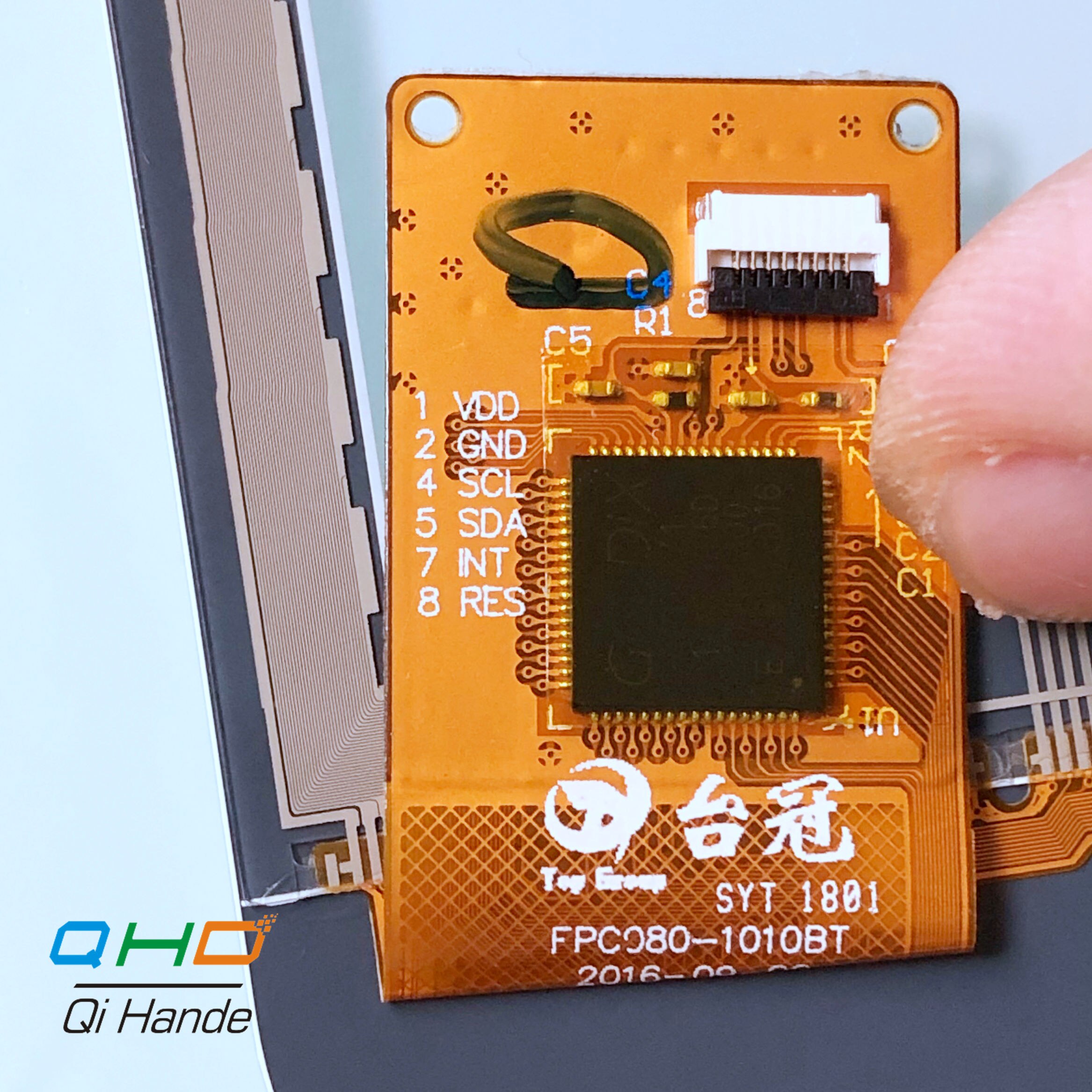 FPC080-1010BT capacitivo de 8 pulgadas para tableta Digitalizador de Panel táctil, Sensor MID de vidrio para PC, BQ Aquaris M8 BQ Aquaris,