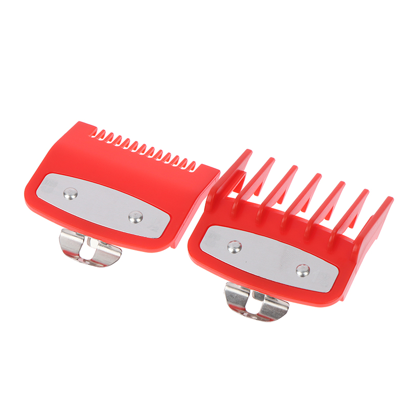 1Set 2/8/10Pcs Universal Hair Clipper Guards For Hair Clippers Barber Accessories Trimmer Attachment Limit Combs: Dark Khaki