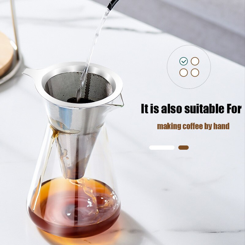 Iced Coffee Pot Water Drip Coffee Machine Reusable Glass Dripper Filter Cold Brew Pot Drip Espresso Coffee Drip Pot Filter Tools