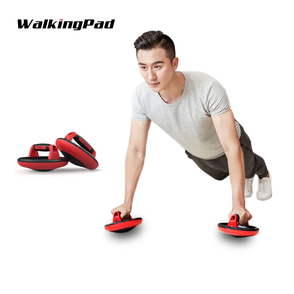 KingSmith Push-up Bracket Rotated Curved Disc Removable Chassis Support For Arms Belly Core Training Abdomen Fitness Exercise