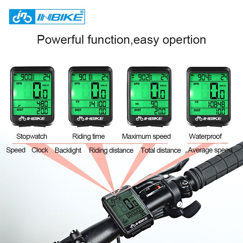 Bike Computer Wireless Digital Speedometer For Bike Waterproof Bicycle Computer Power Meter Cycling West Biking Accessories
