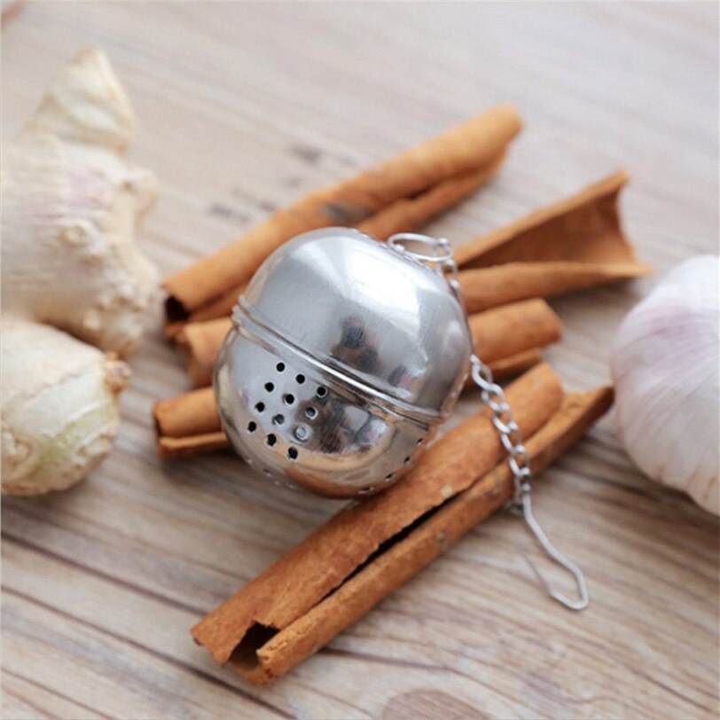 Tea Infuser Stainless Steel Ball Loose Tea Leaf Strainer Herbal Spice ...