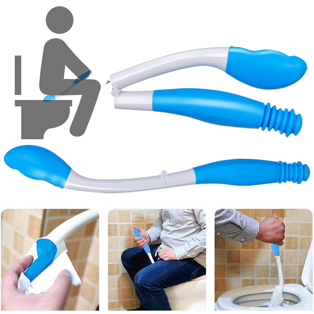 Bottom Bum Wiper Toilet Self Wipe Aid Obese Disability Tool Paper Grip