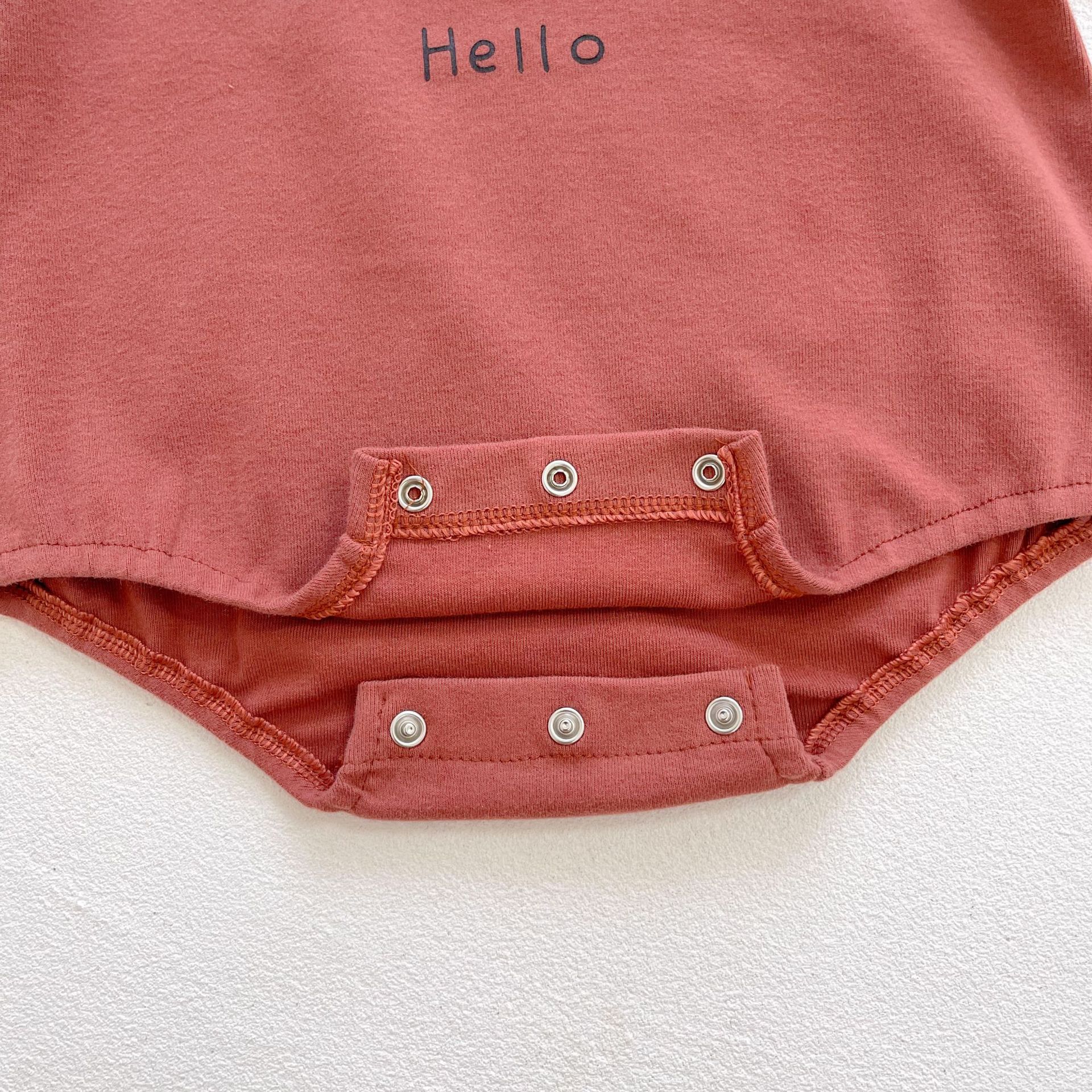 2022 herbst-babybodys für mädchen mit niedlichem bärenmuster, langarm-jumpsuits für jungen, baumwollkleidung für kleinkinder und freundlicher