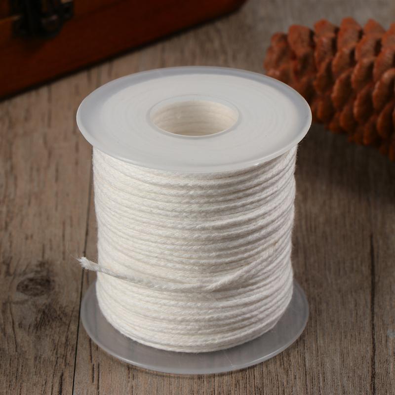 1 Roll 200 Feet Braided Wick Candle Wick Spool Candle Wick Cotton Thread Candle Making For Candle DIY And Candle Making
