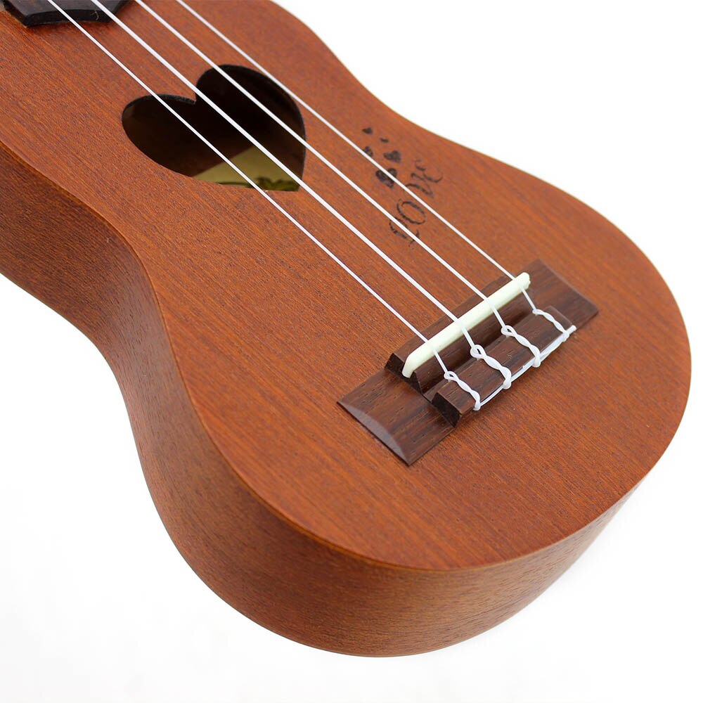 17 Mini Ukelele Ukulele Spruce/Sapele Top Rosewood Fretboard Stringed Instrument 4 Strings with Gig Bag