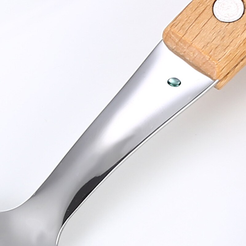 Silverware Set 304 stainless Wooden Handle Eco Friendly Cutlery Set Tableware Forks And Spoon Set Zero Waste Kitchen Supplies