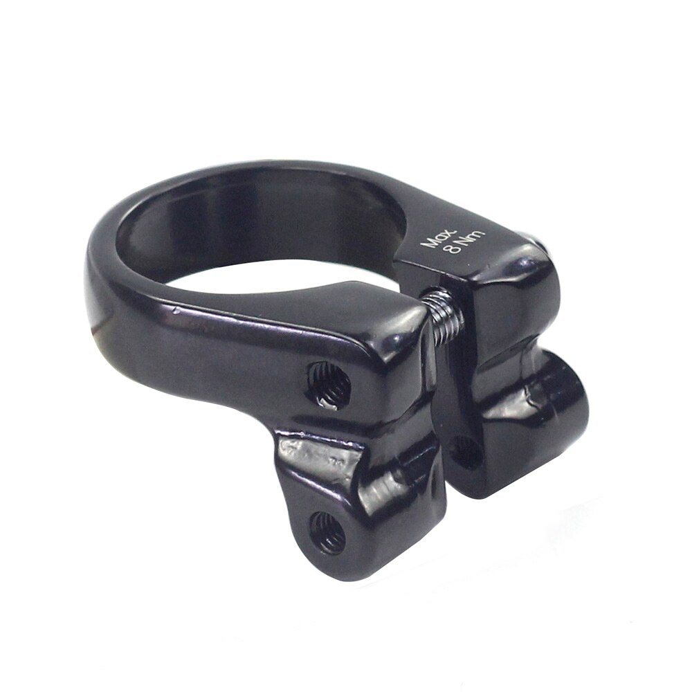 Collier De Selle Aluminium Bianchi - Début 2000 - Noir - Pour Tige 27.2mm / 31.8mm