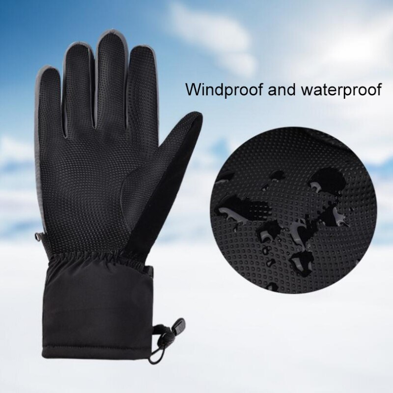 Heren Ski Handschoenen Snowboard Handschoenen Sneeuwscooter Motorrijden Winter Handschoenen Winddicht Waterdicht Unisex Sneeuw Handschoenen