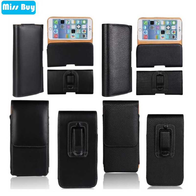 Universal Phone Pouch Leather Waist Case For Huawei Mate 20 Lite Holster Bags Belt Cover For Huawei Mate 20 Pro Fundas Coque