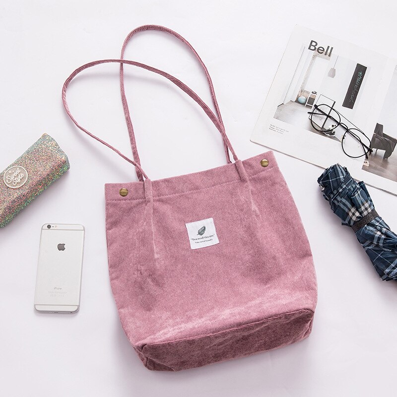 Mode Duurzaam Vrouwen Student Katoen Linnen Enkele Schoudertas Shopping Tote Check Plaid Vrouwelijke Vlas Canvas Boodschappentassen: Pink-B