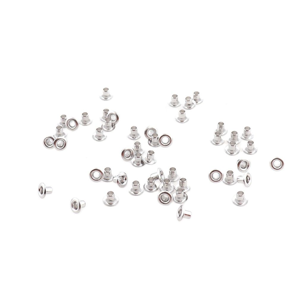 1000pcs/lot Mini Metal Eyelets Inner Dia.2mm Silver For Scrapbooking DIY embelishment garment clothes eyelets Scrapbook Eyelet