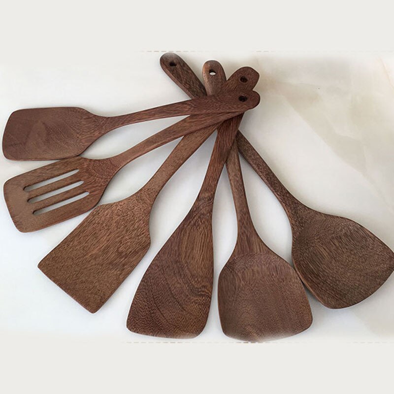 1pc Non-stick Wood Spatula Shovel Spoon Kitchen Accessories Non-Stick Cookware Cooking Utensils Tools Household Kitchen Cookware