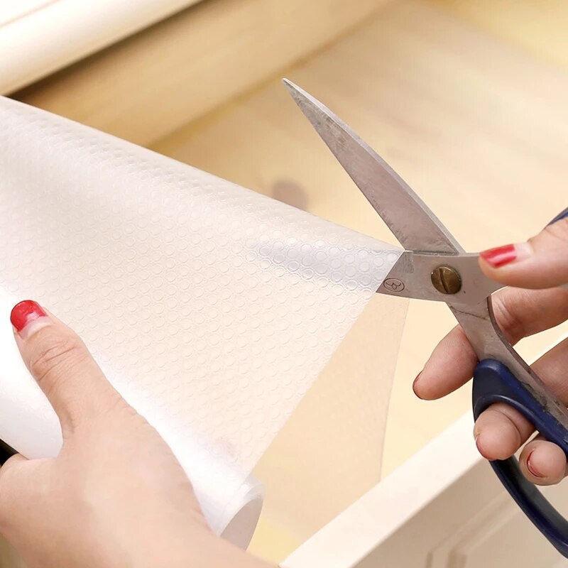 wiederverwendbar Regal Liner Kontakt Papier Kabinett Matte Schublade Matte Feuchtigkeit-nachweisen wasserdicht Staub nachweisen nicht-Unterhose Geschirr Pad