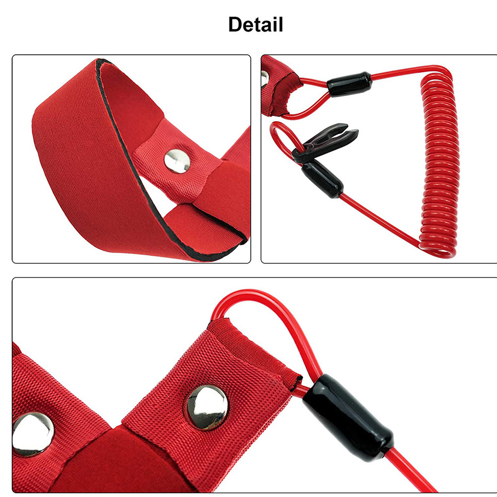 Cuerda de Motor fueraborda de barco, interruptor de parada, anclaje de seguridad para Yamaha, accesorios personales para artesanía de agua