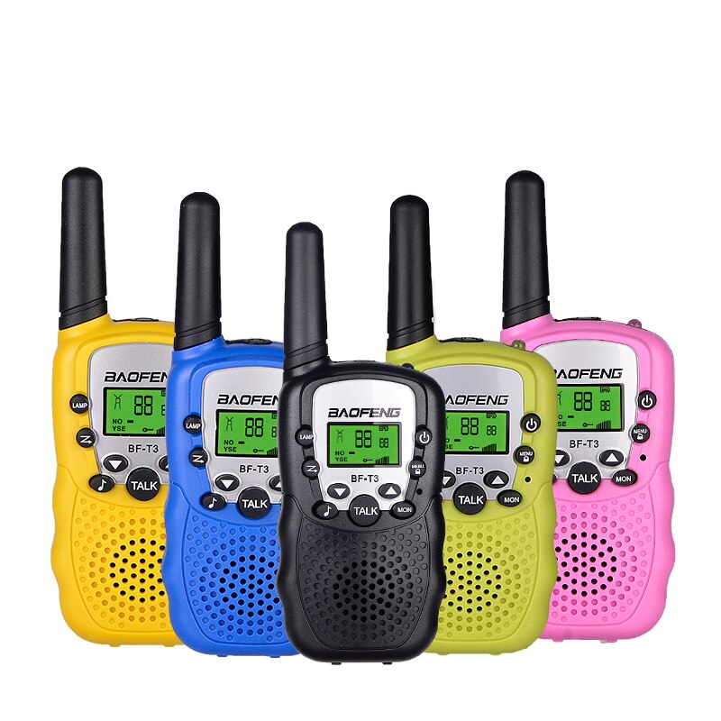 BAOFENG 2 In 1 Pack PMR446 3Km UHF Radio For Kids Walkie Talkies BF T3