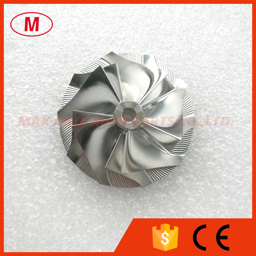 CT20B Turbocharger Aluminum 2024/Milling/Billet compressor wheel 48.04/68.00mm 5+5 blade for Toyo*ta Turbo CHRA/Core