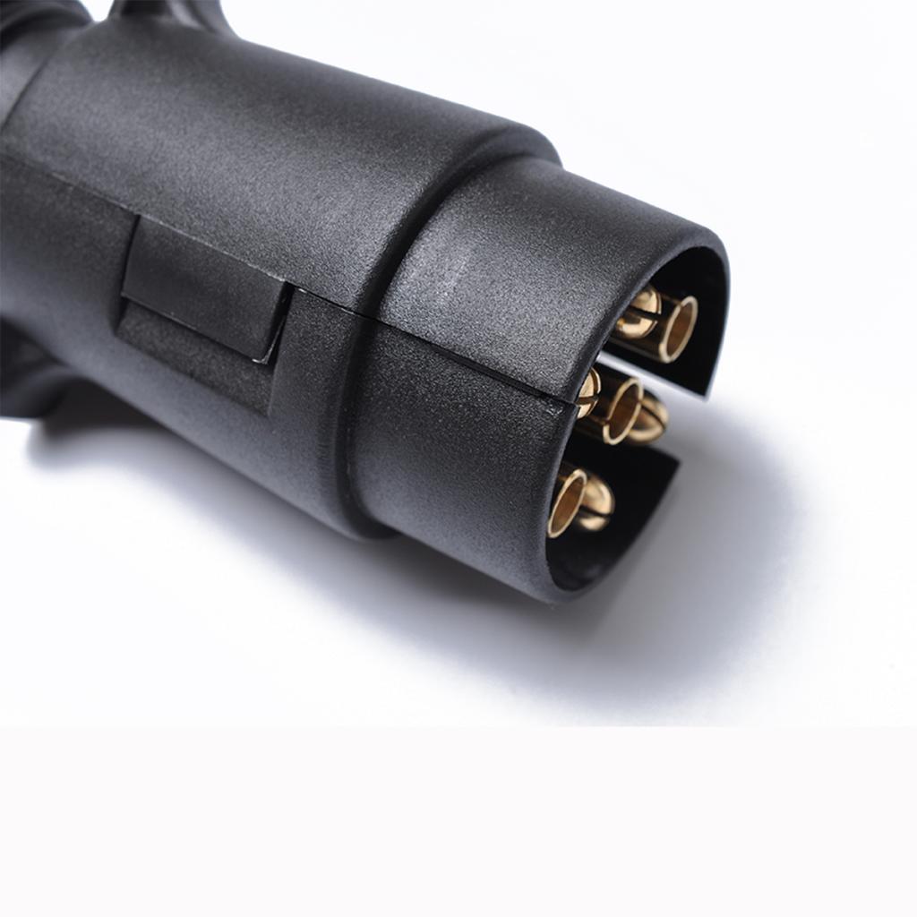 7- -polet 7 -vejs 12v lastbil trailer bådlinje lysstik adapter