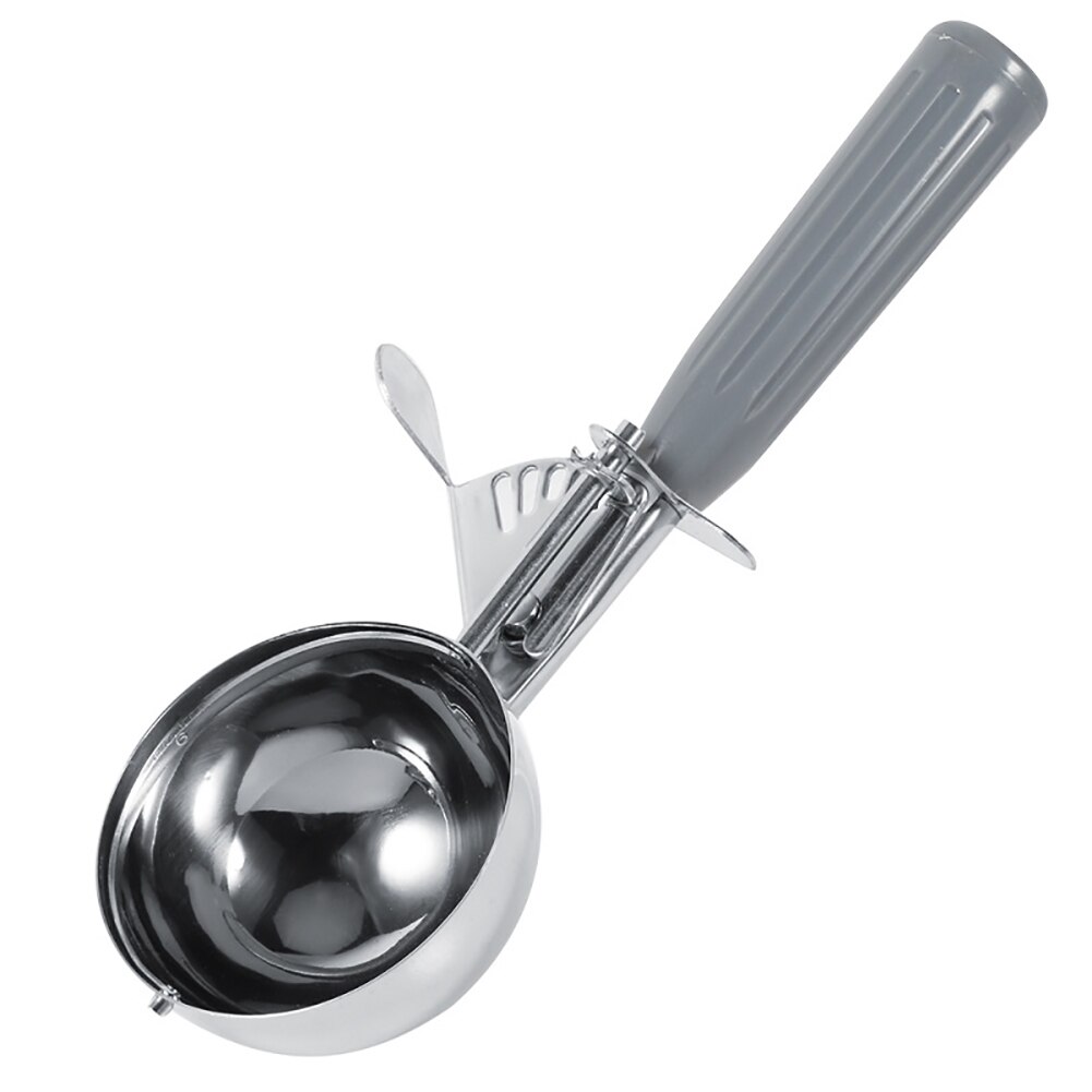 Stainless Steel Ice Cream Scoops with Plastic Handle Fruit Mash Spoon Ice Cream Ball Scoop Ice Cream Spoons Kitchen Tool