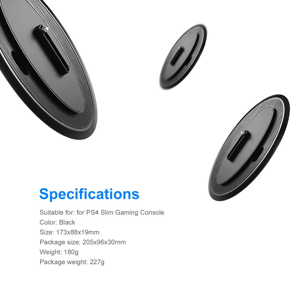 Slim Vertical Stand for PS4 Slim Mount Station Gaming Console Space-saving Portable Easy to Use Simple and Aesthetic