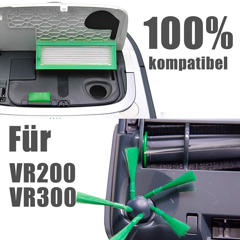 6 stück von Zubehör/Ersatzteile für Vorwerk Kobold VR200, Ersatz setzt für Vorwerk Kobold VR200 Staubsauger Ändern,